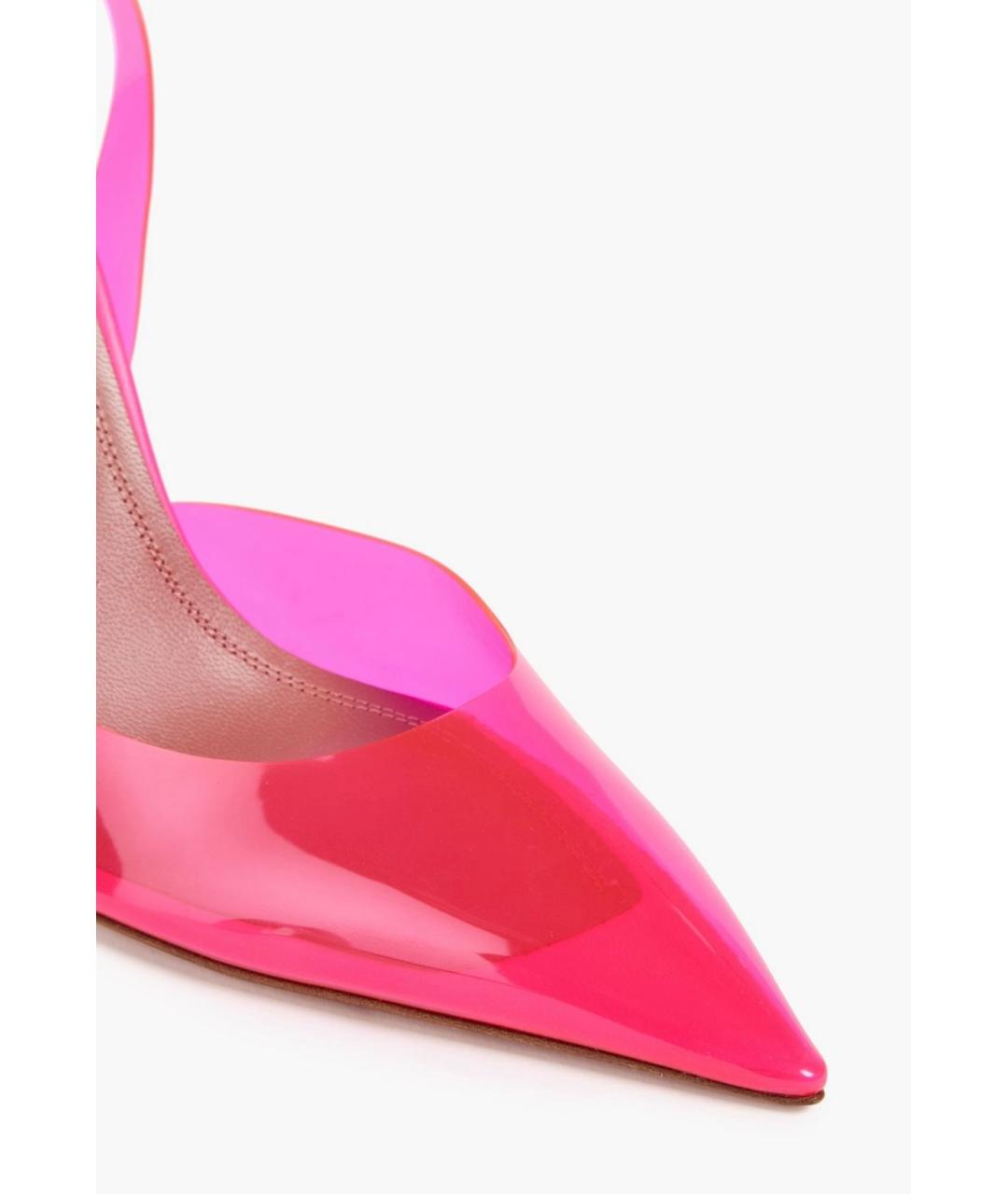 Amina Muaddi Фуксия резиновые туфли, фото 4