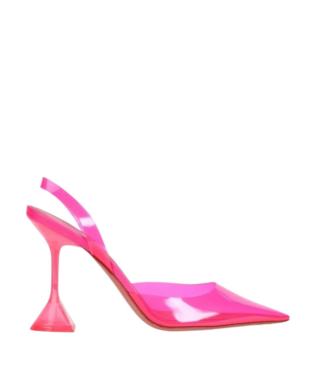 Amina Muaddi Фуксия резиновые туфли, фото 1