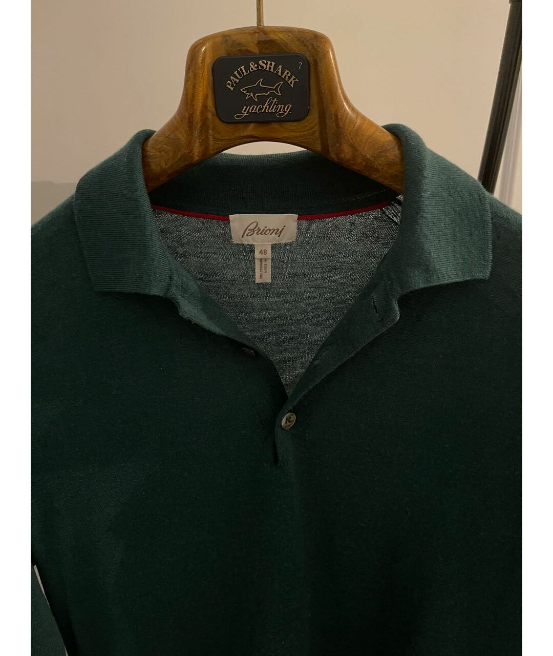 BRIONI Зеленый кашемировый джемпер / свитер, фото 3
