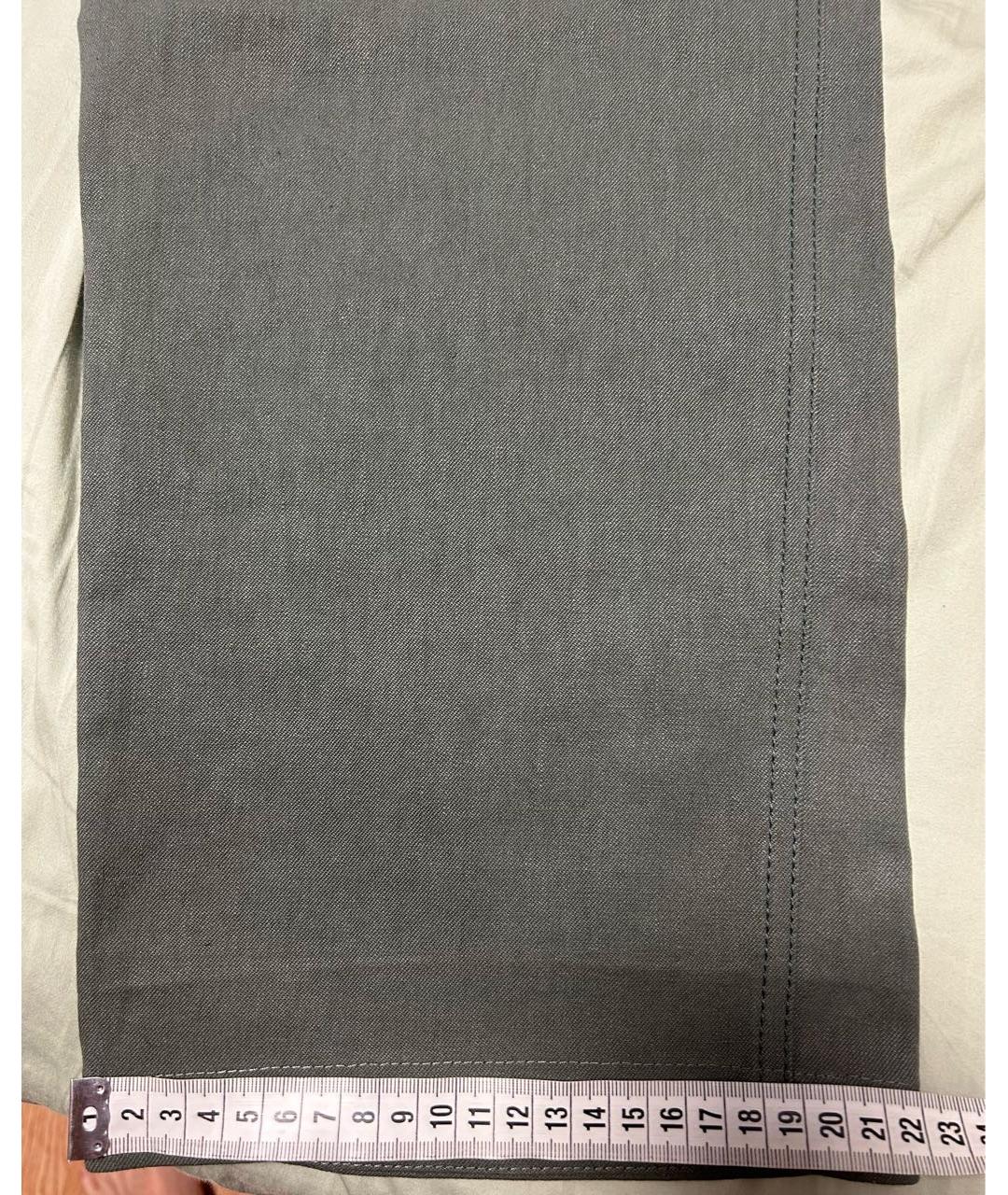 LOUIS VUITTON Зеленые повседневные брюки, фото 6