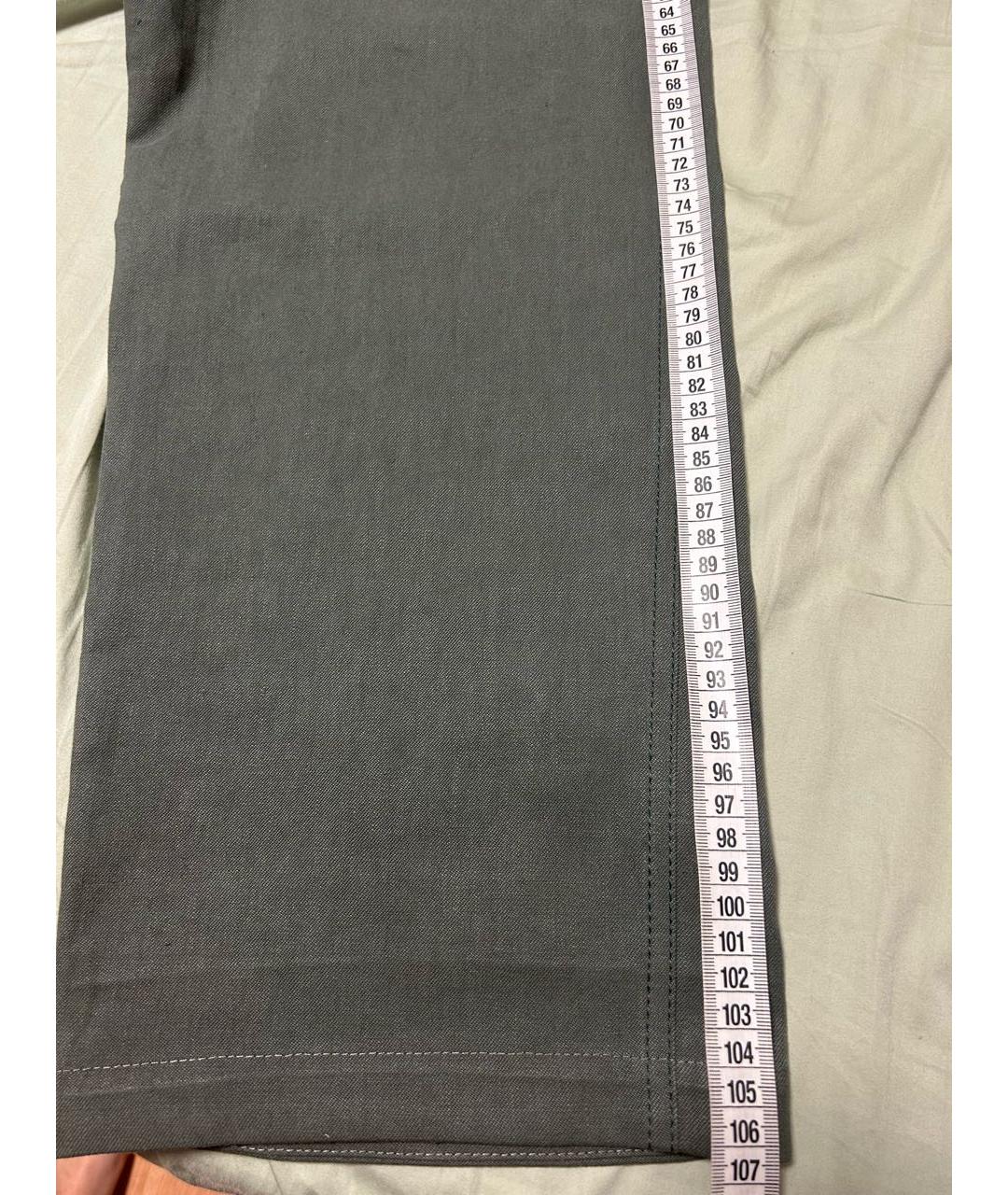 LOUIS VUITTON Зеленые повседневные брюки, фото 5