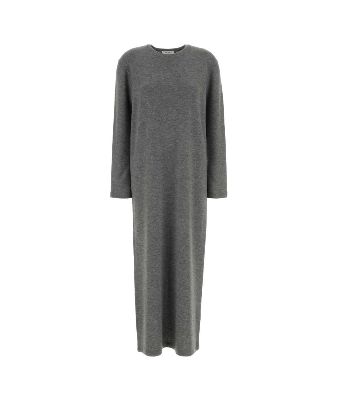 THE ROW Серое кашемировое повседневное платье, фото 1