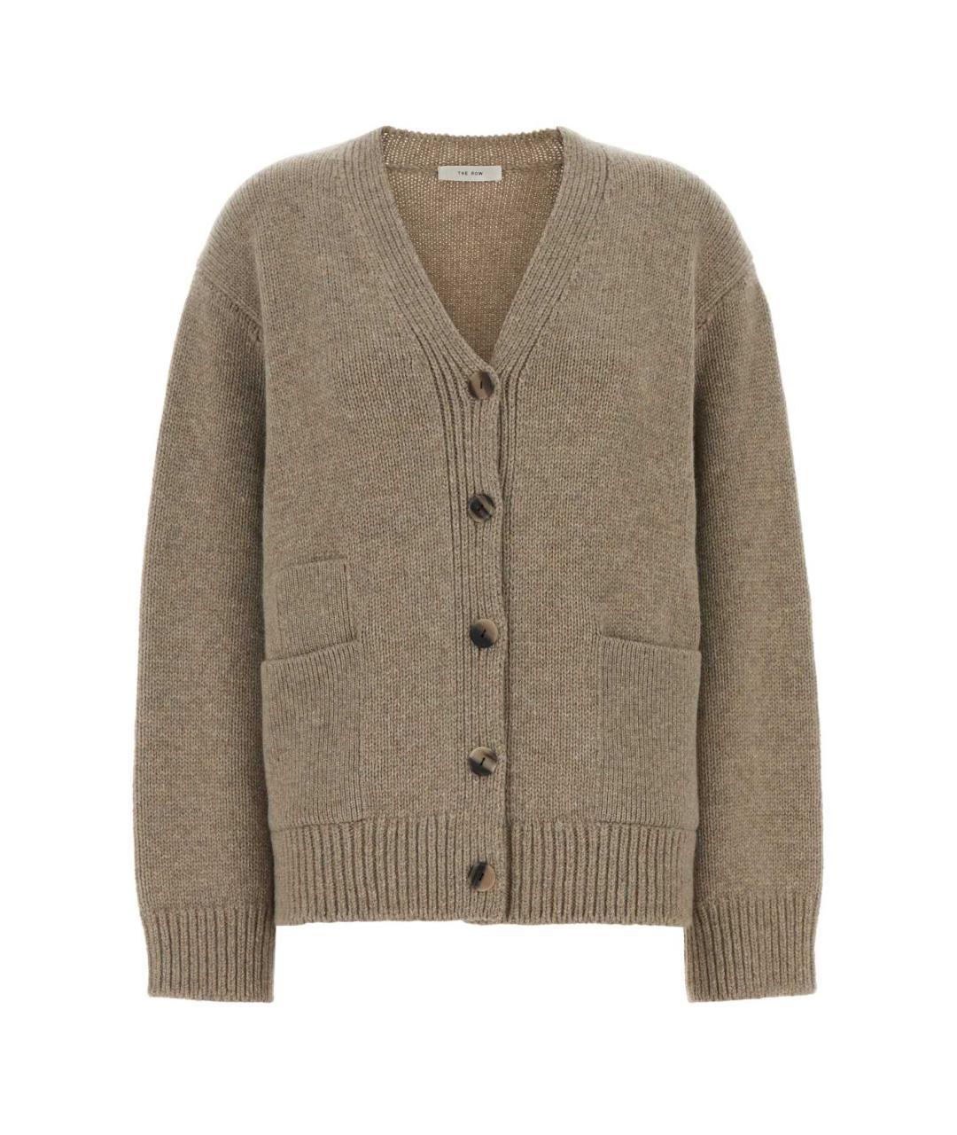 THE ROW Бежевый кашемировый кардиган, фото 1