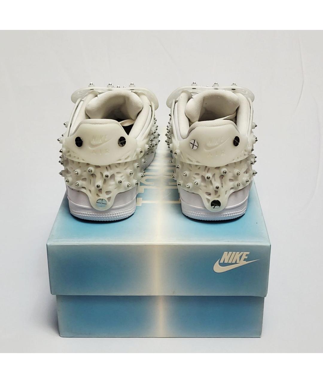 NIKE Белые кожаные кроссовки, фото 4