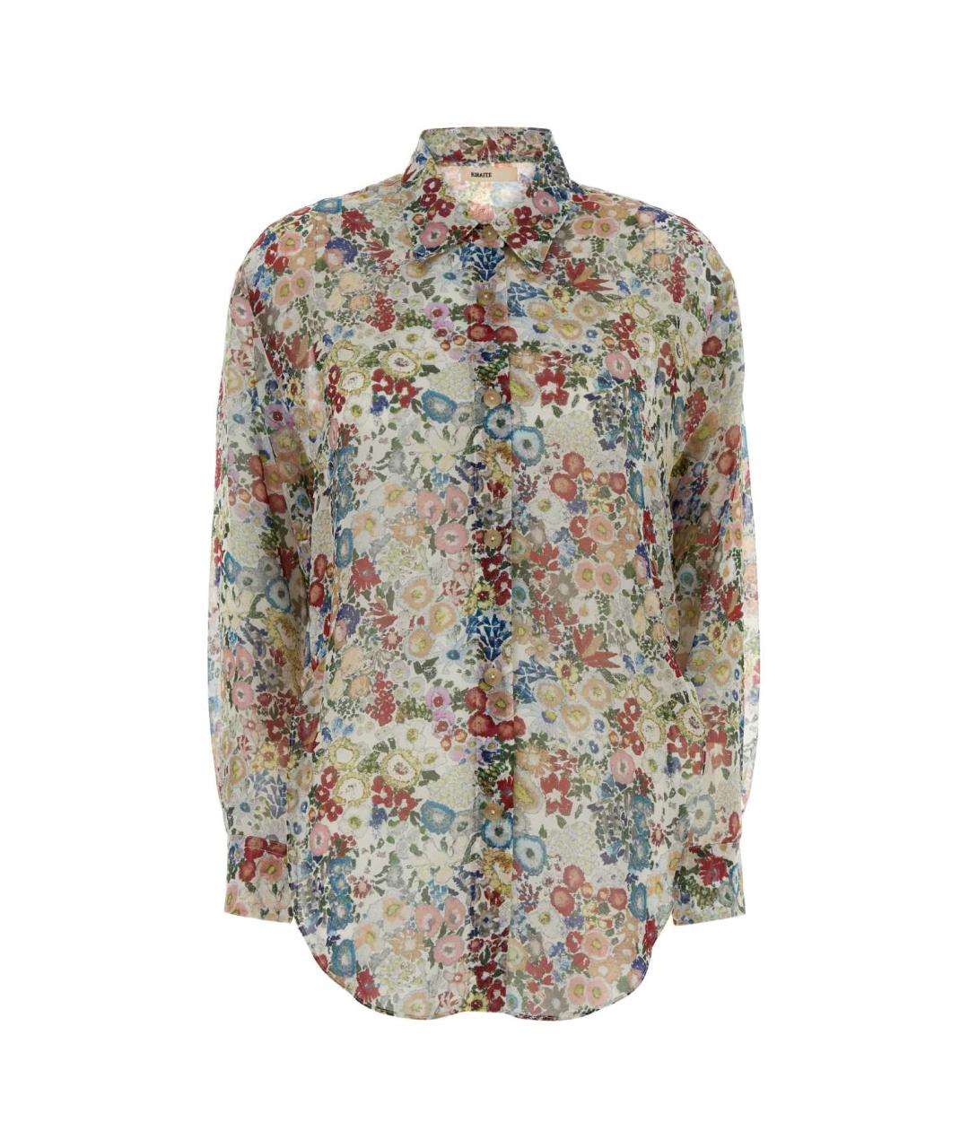 KHAITE Мульти шелковая рубашка, фото 1