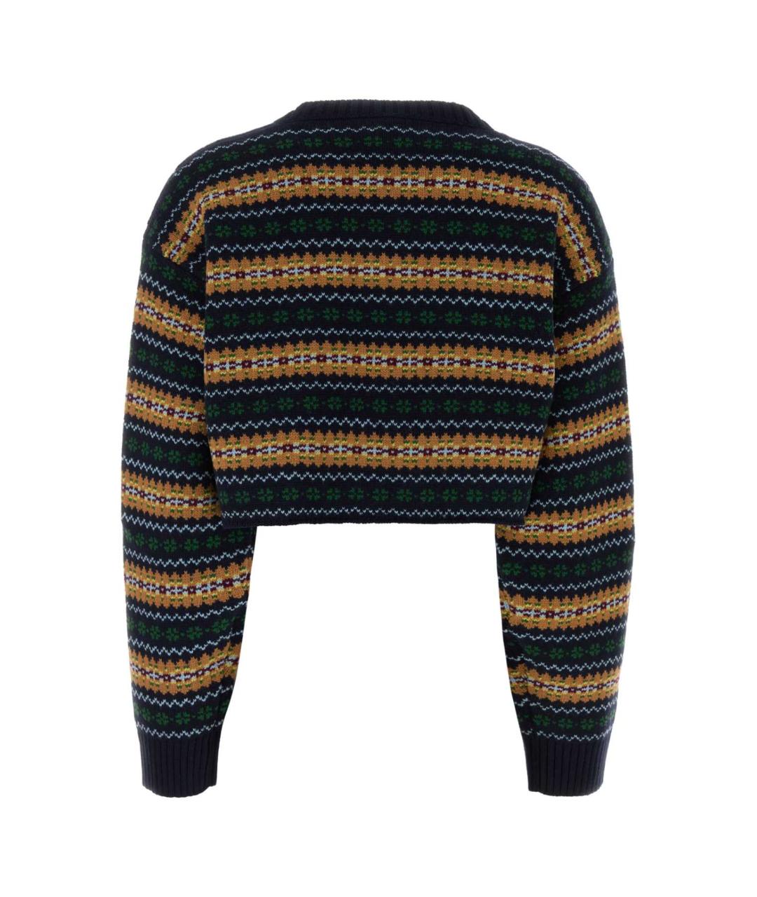 MIU MIU Мульти шерстяной джемпер / свитер, фото 2