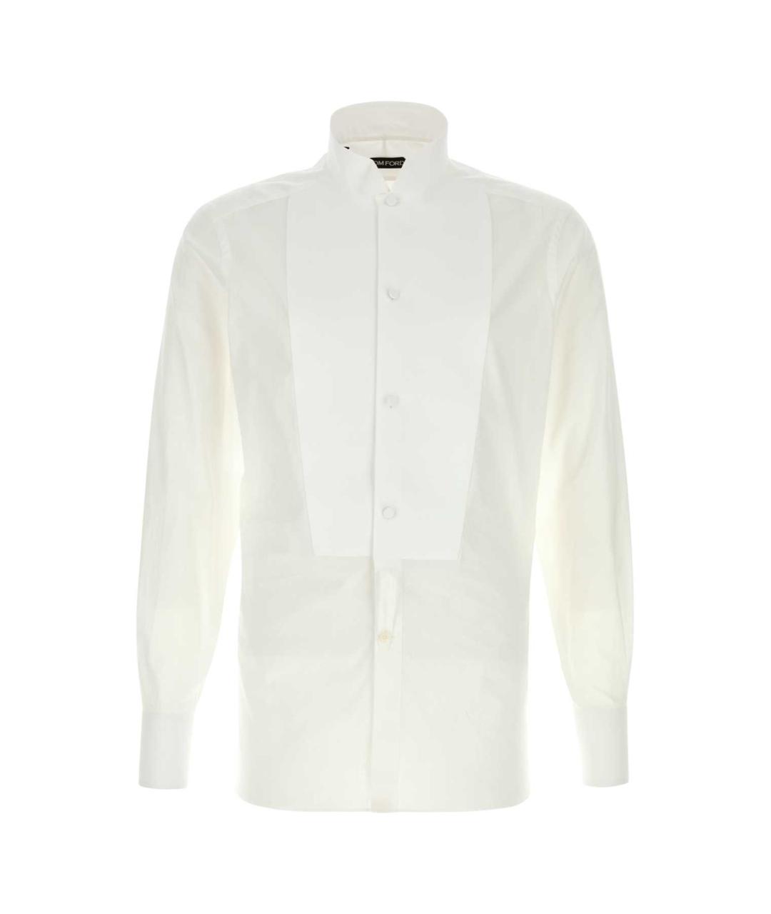 TOM FORD Белая хлопковая кэжуал рубашка, фото 1