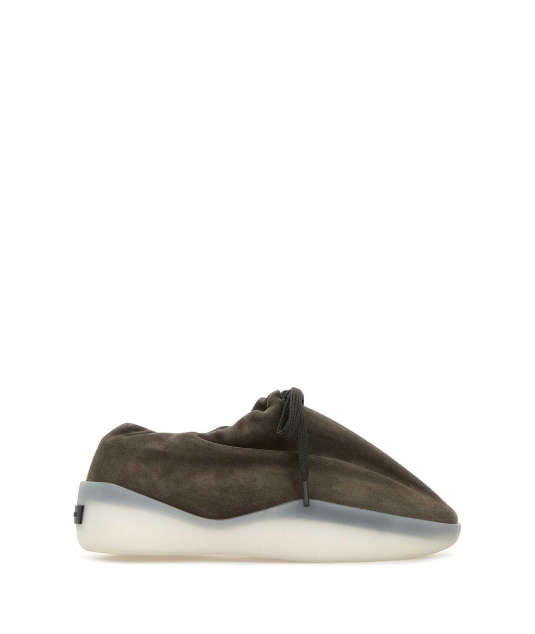 FEAR OF GOD Зеленые замшевые высокие кроссовки / кеды, фото 1