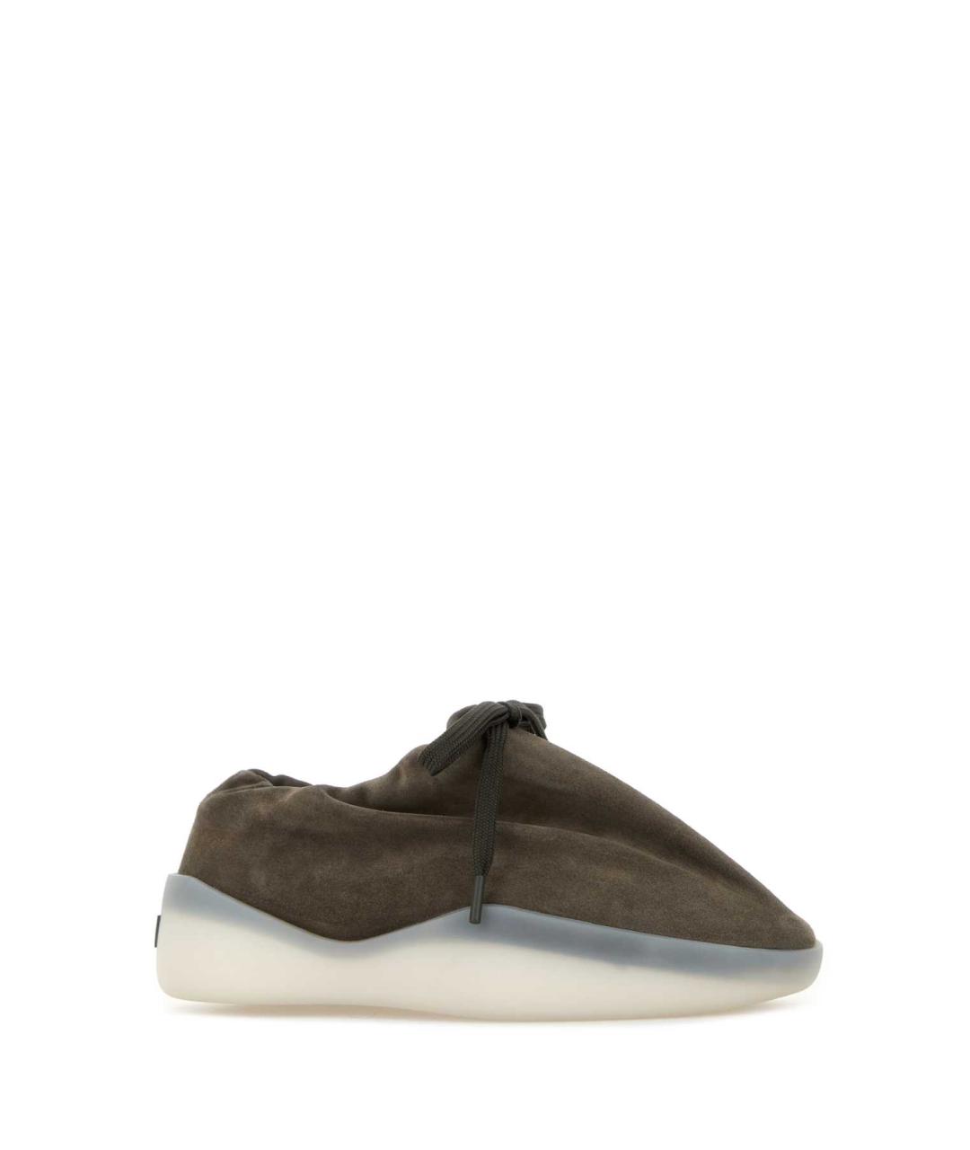 FEAR OF GOD Зеленые замшевые высокие кроссовки / кеды, фото 2