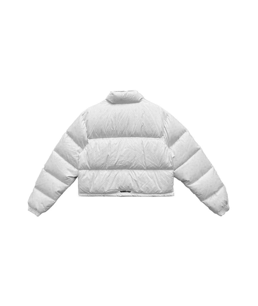 CHROME HEARTS Белый полиэстеровый пуховик, фото 2
