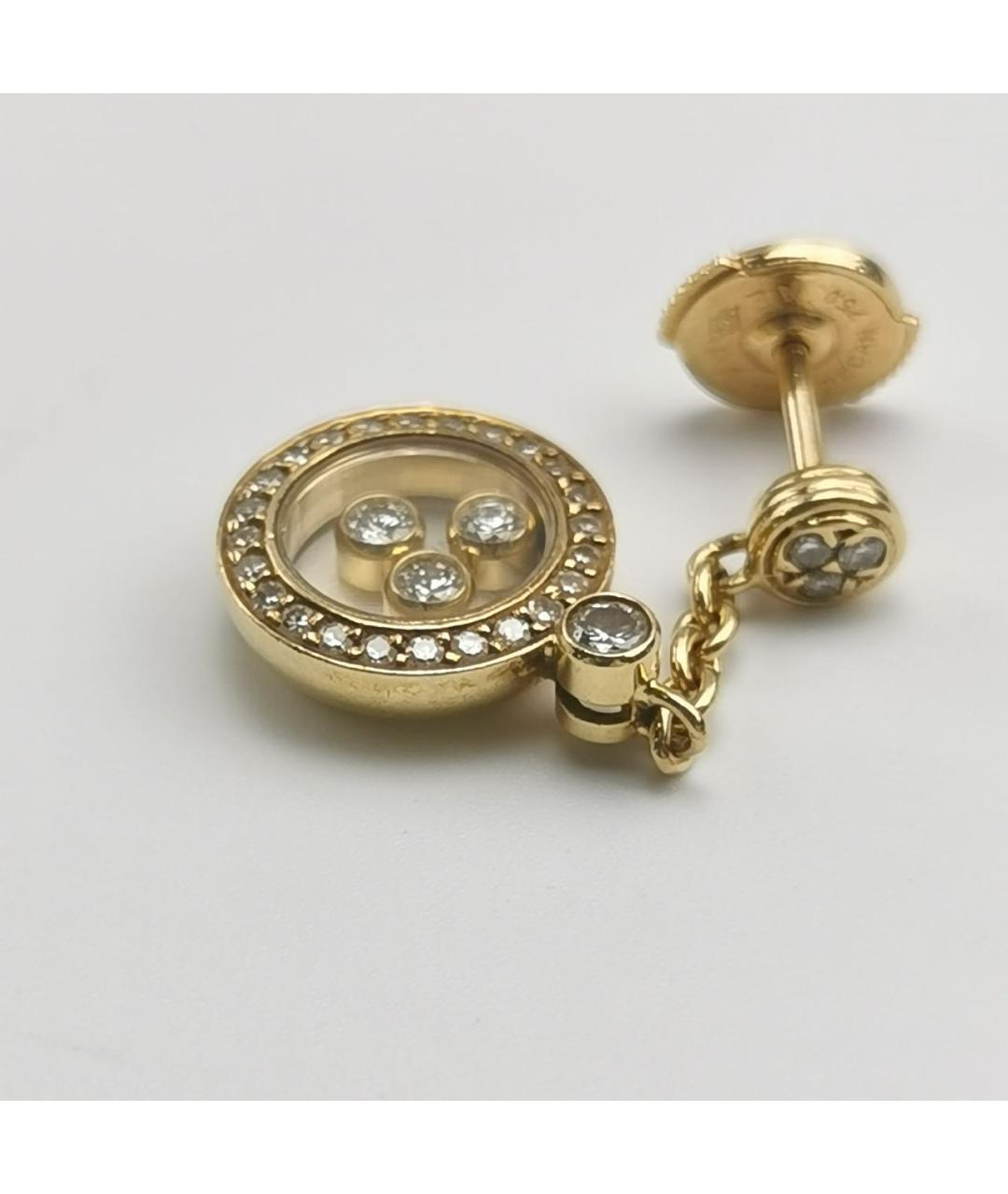 CHOPARD Золотые серьги из желтого золота, фото 4