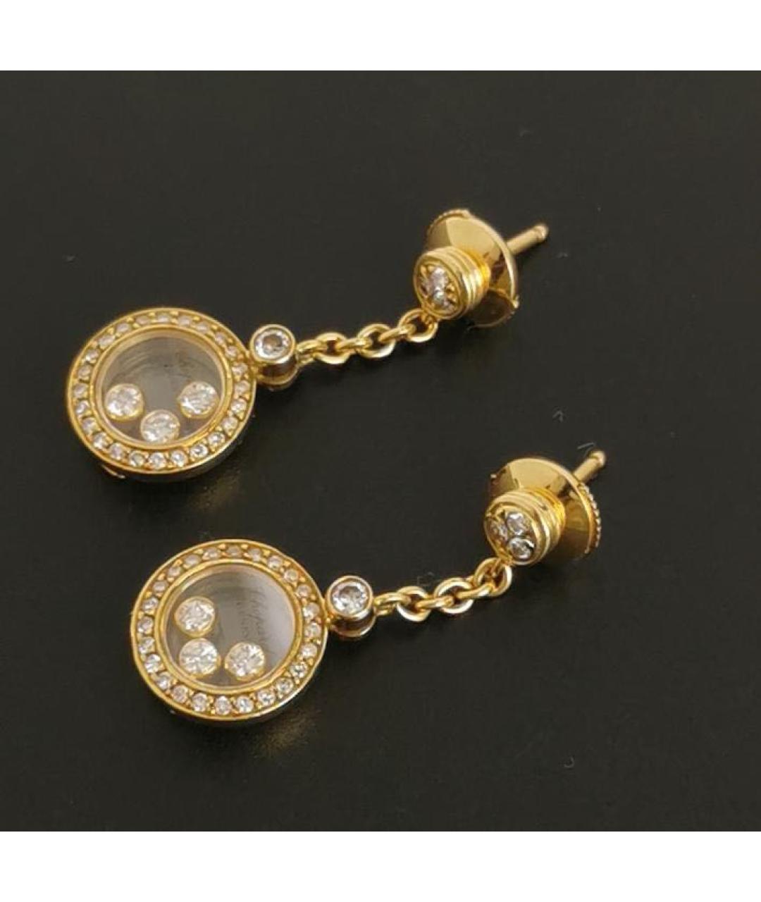 CHOPARD Золотые серьги из желтого золота, фото 3