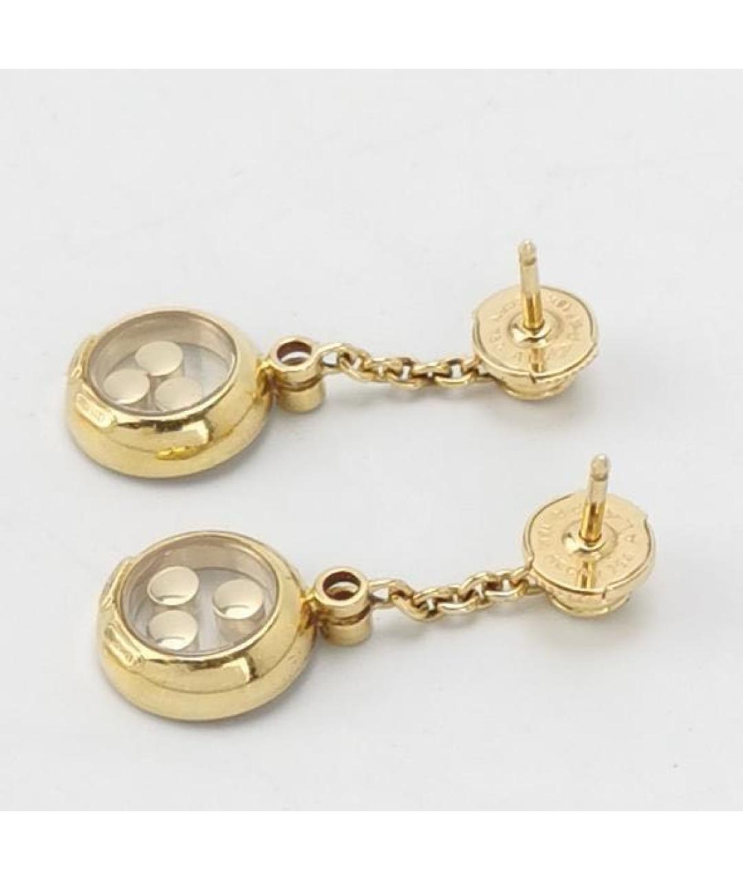 CHOPARD Золотые серьги из желтого золота, фото 2