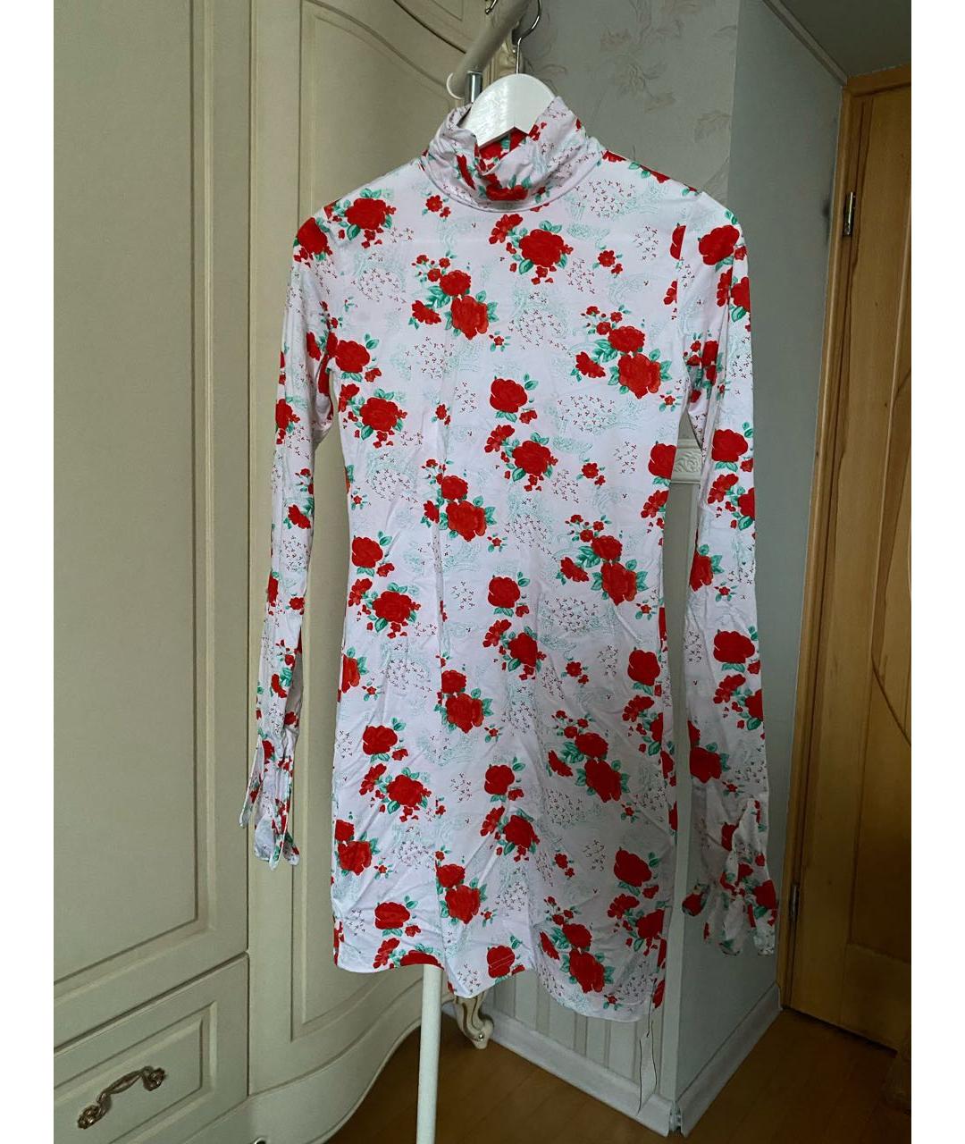 VETEMENTS Мульти полиамидовое повседневное платье, фото 5