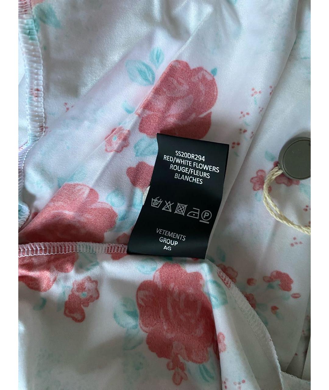 VETEMENTS Мульти полиамидовое повседневное платье, фото 7