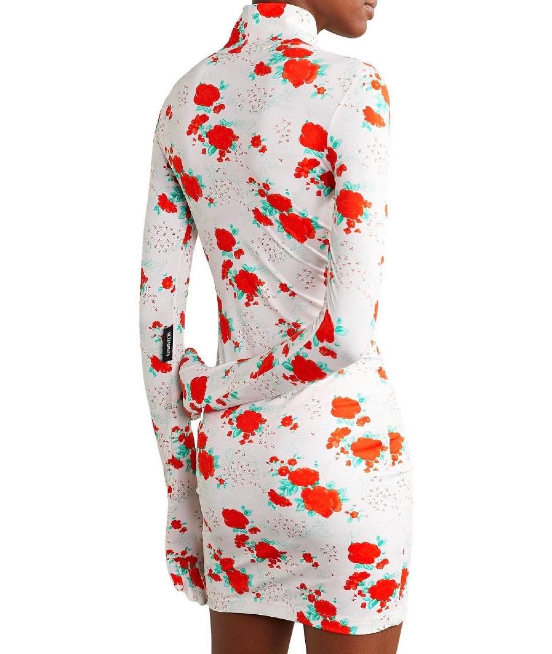 VETEMENTS Мульти полиамидовое повседневное платье, фото 3