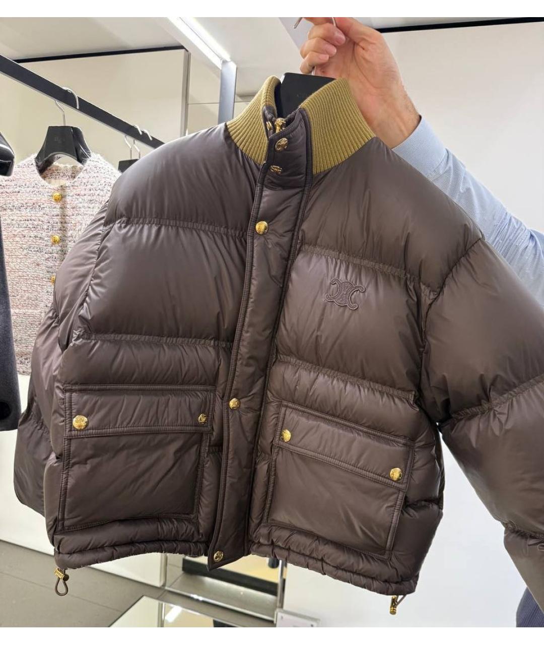 CELINE Коричневая куртка, фото 4