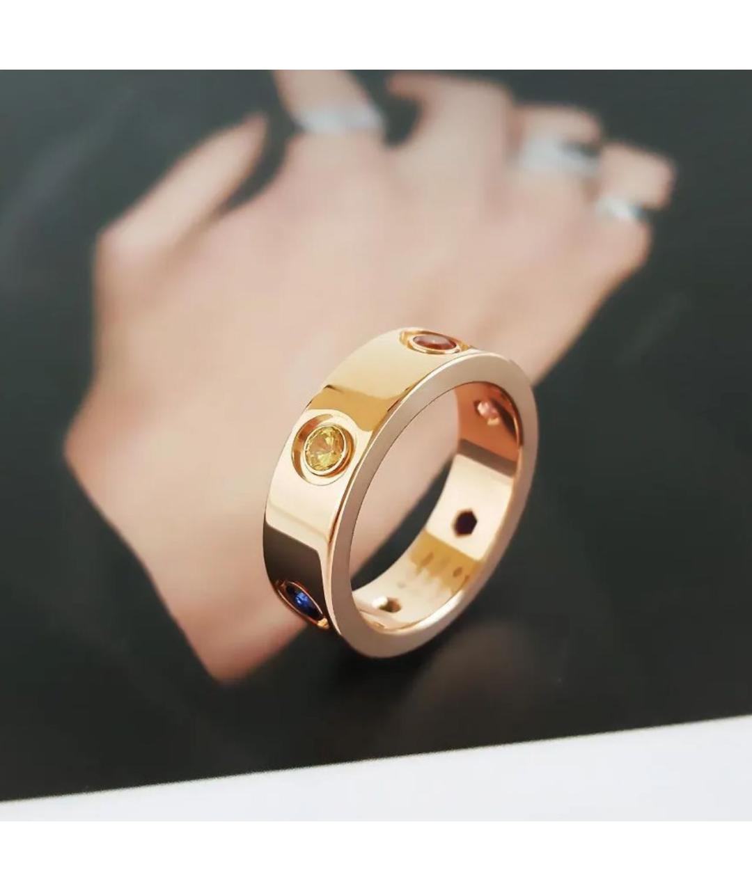 CARTIER Золотое кольцо из розового золота, фото 7