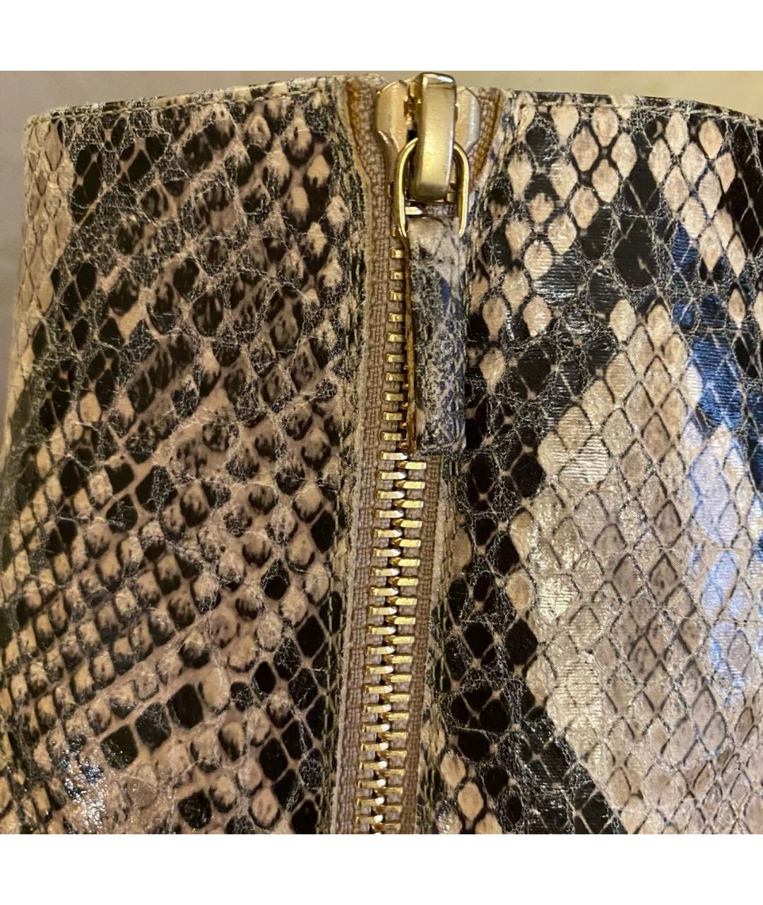 STELLA MCCARTNEY Бежевые кожаные сапоги, фото 7