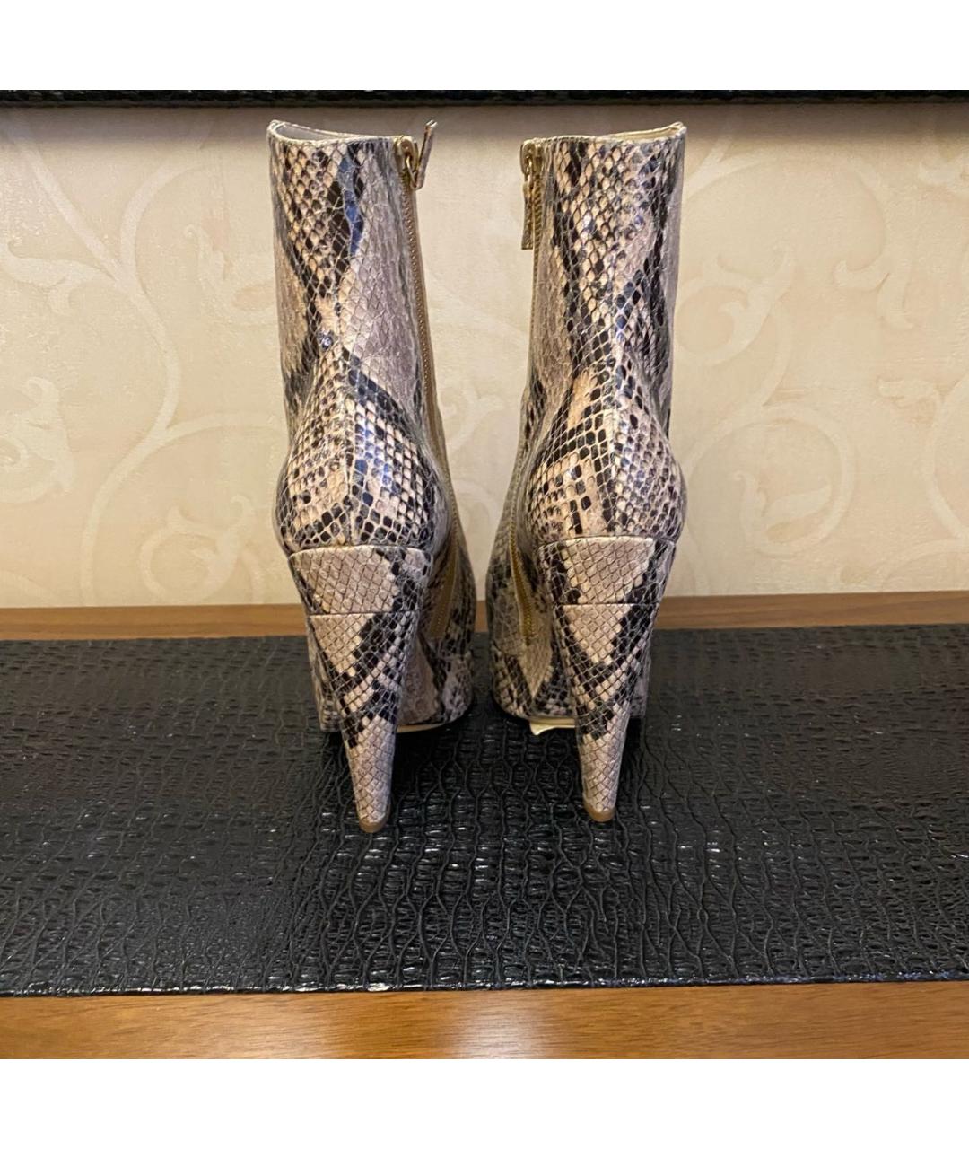 STELLA MCCARTNEY Бежевые кожаные сапоги, фото 4