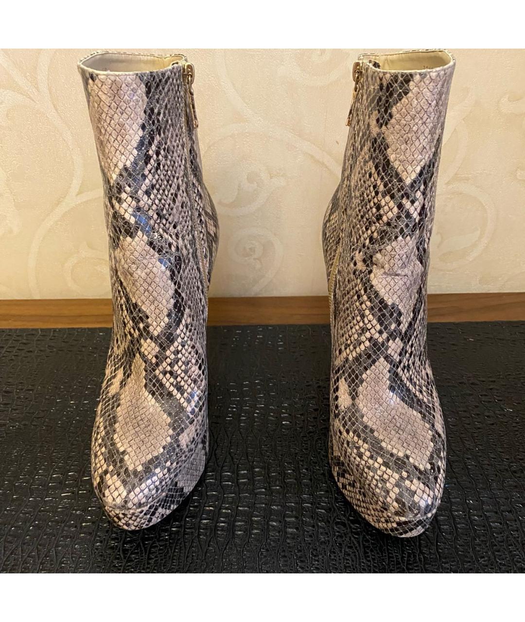 STELLA MCCARTNEY Бежевые кожаные сапоги, фото 2