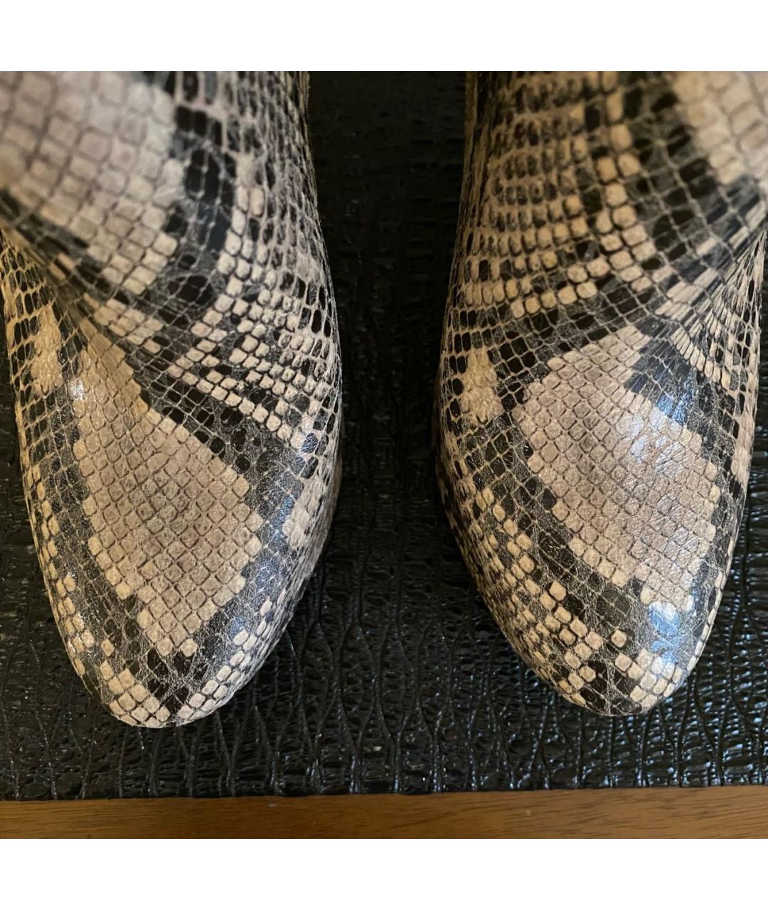 STELLA MCCARTNEY Бежевые кожаные сапоги, фото 3