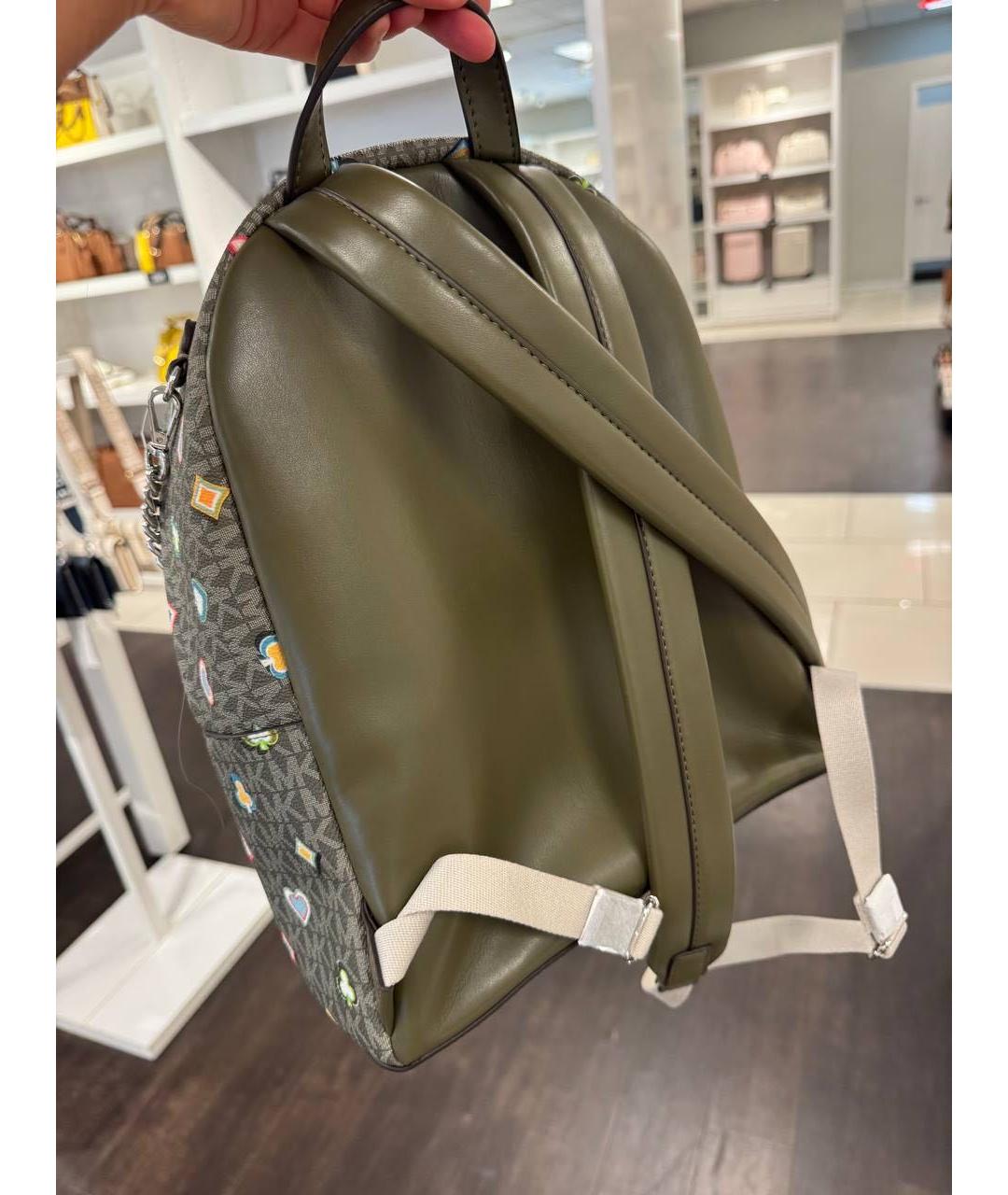 MICHAEL KORS Хаки рюкзак, фото 3