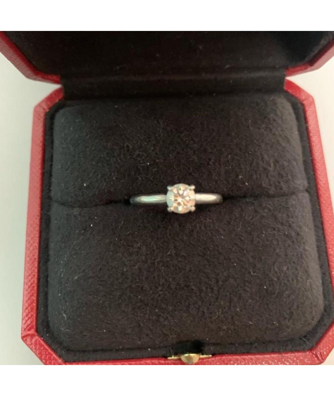 CARTIER Серебряное платиновое кольцо, фото 3