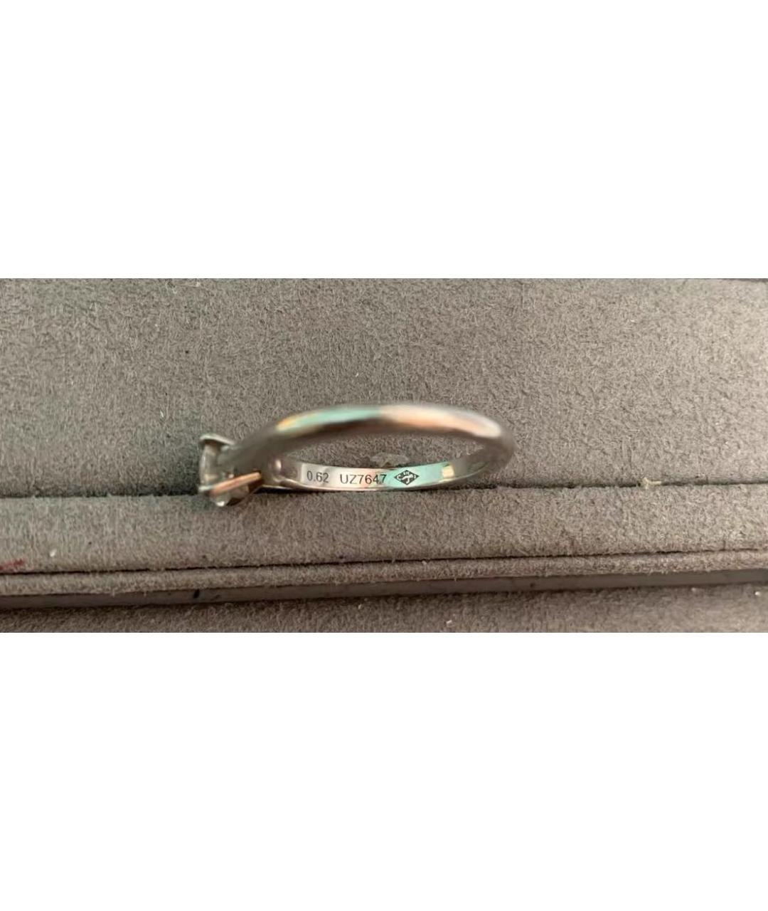 CARTIER Серебряное платиновое кольцо, фото 5