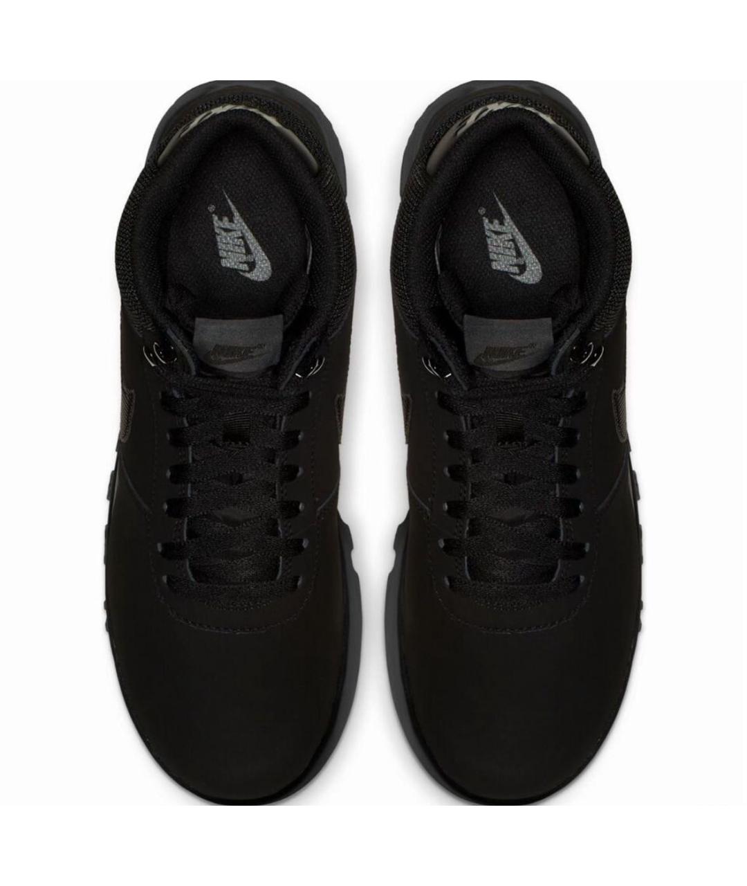 NIKE Черные замшевые высокие кроссовки / кеды, фото 3