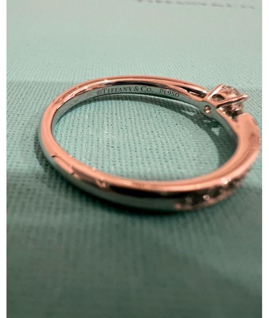 TIFFANY&CO Белое платиновое кольцо, фото 5