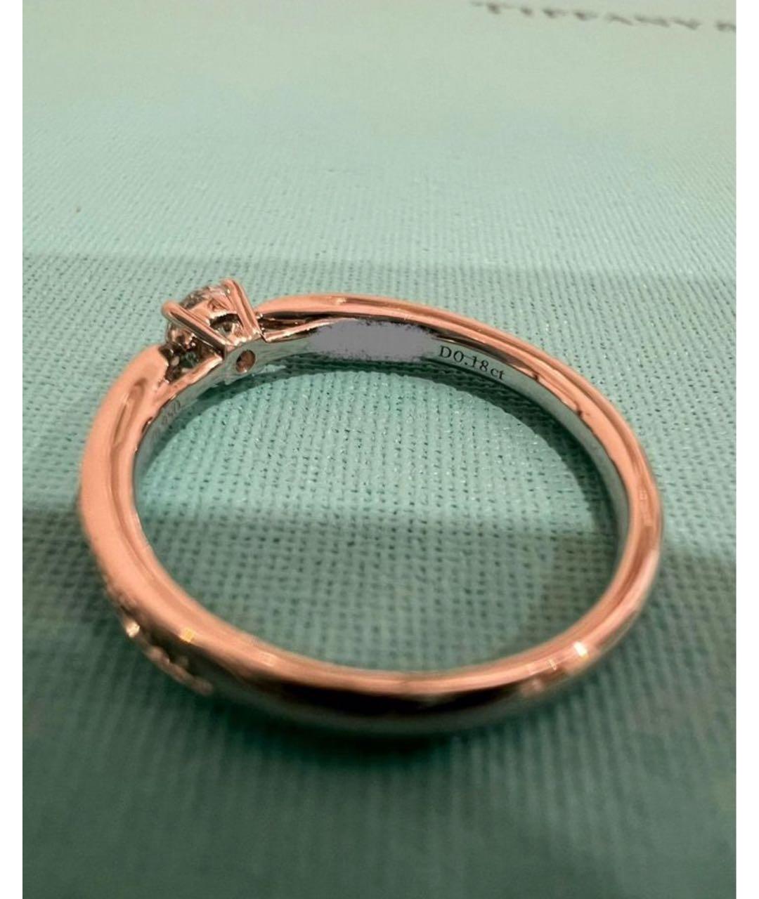 TIFFANY&CO Белое платиновое кольцо, фото 4