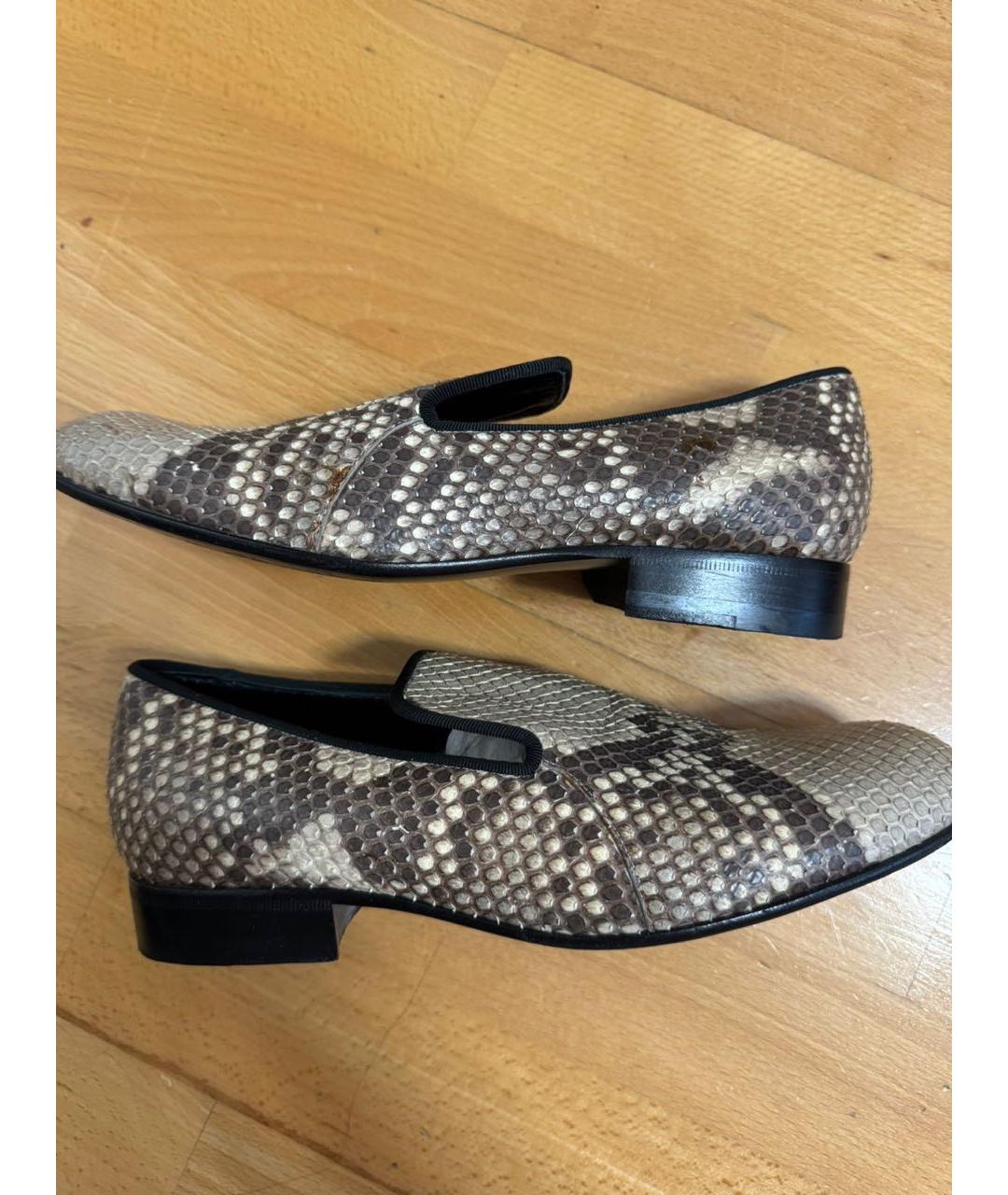 CELINE Мульти мокасины из экзотической кожи, фото 6