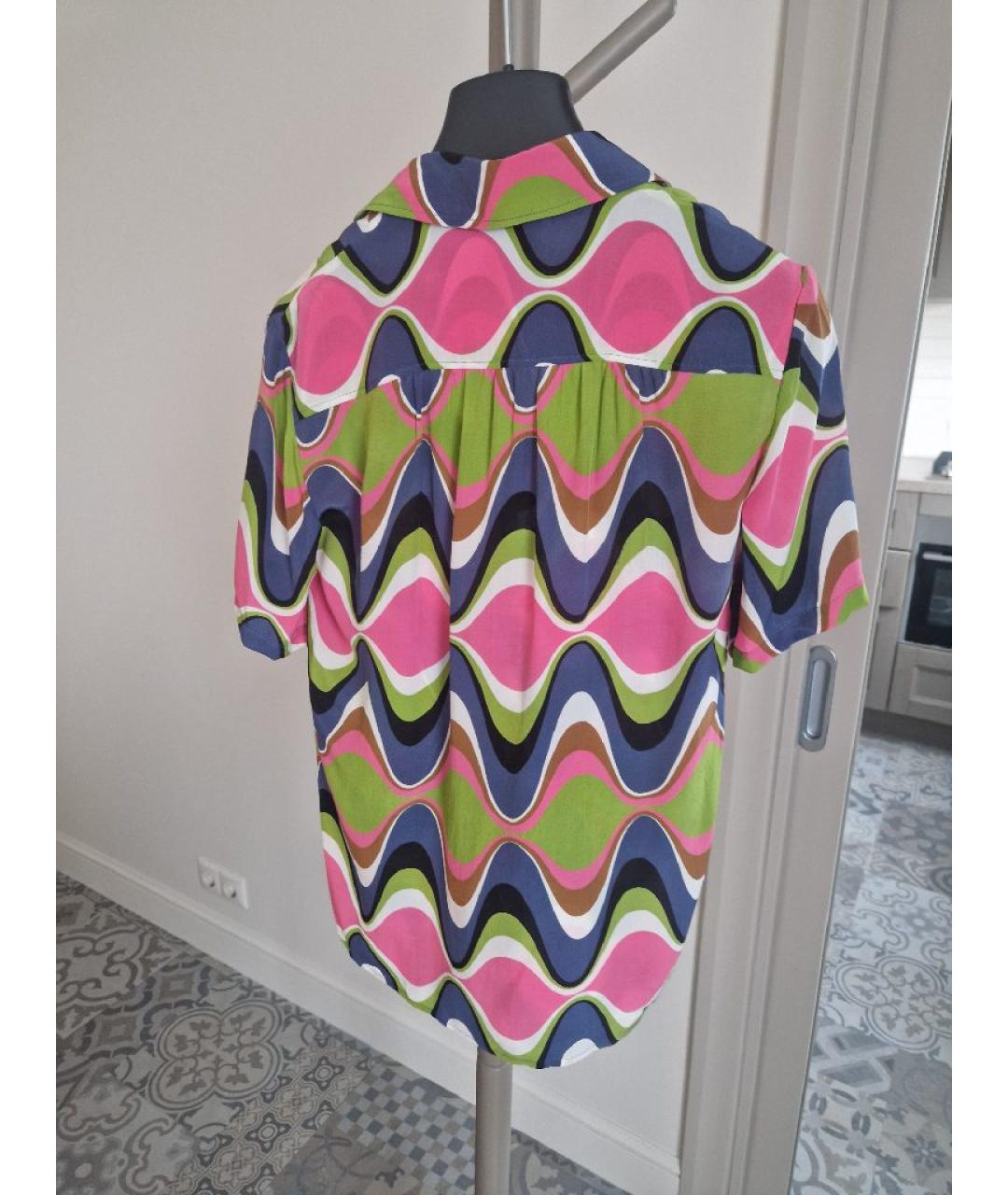 M MISSONI Мульти шелковая блузы, фото 2