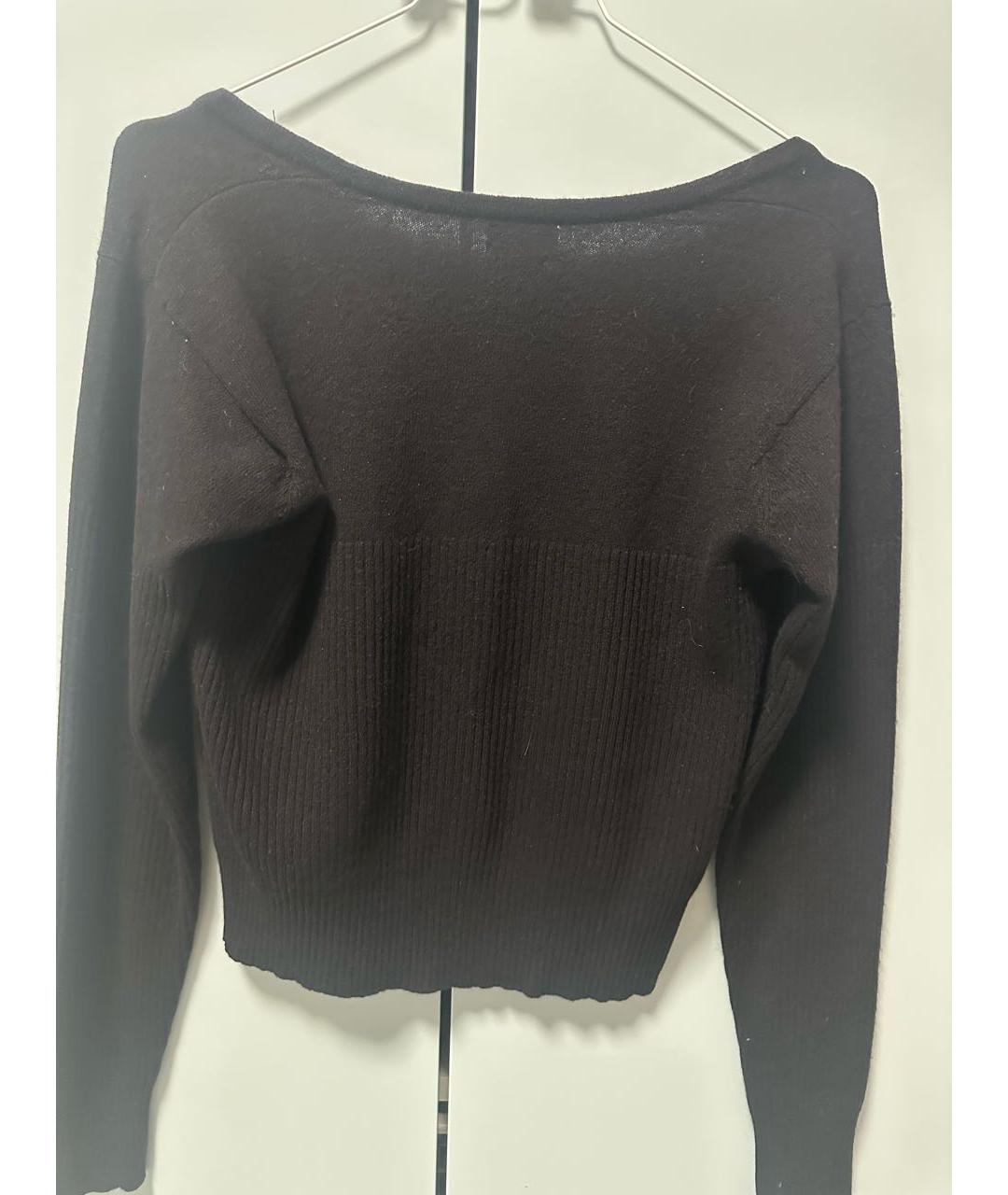 CHANEL Черный кашемировый джемпер / свитер, фото 2