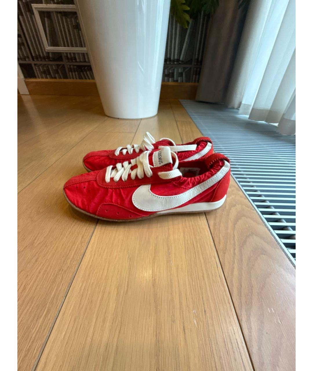 JACQUEMUS Красные текстильные кеды, фото 6