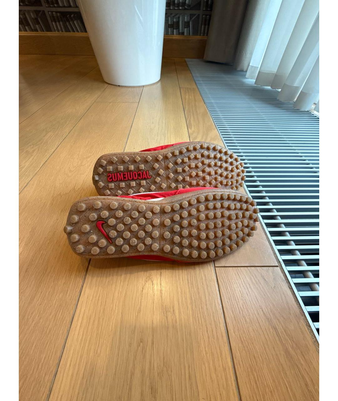 JACQUEMUS Красные текстильные кеды, фото 5