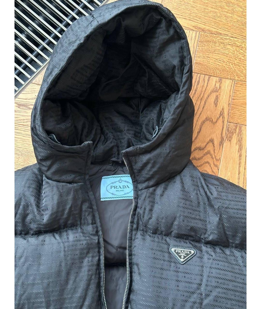 PRADA Черный пуховик, фото 4