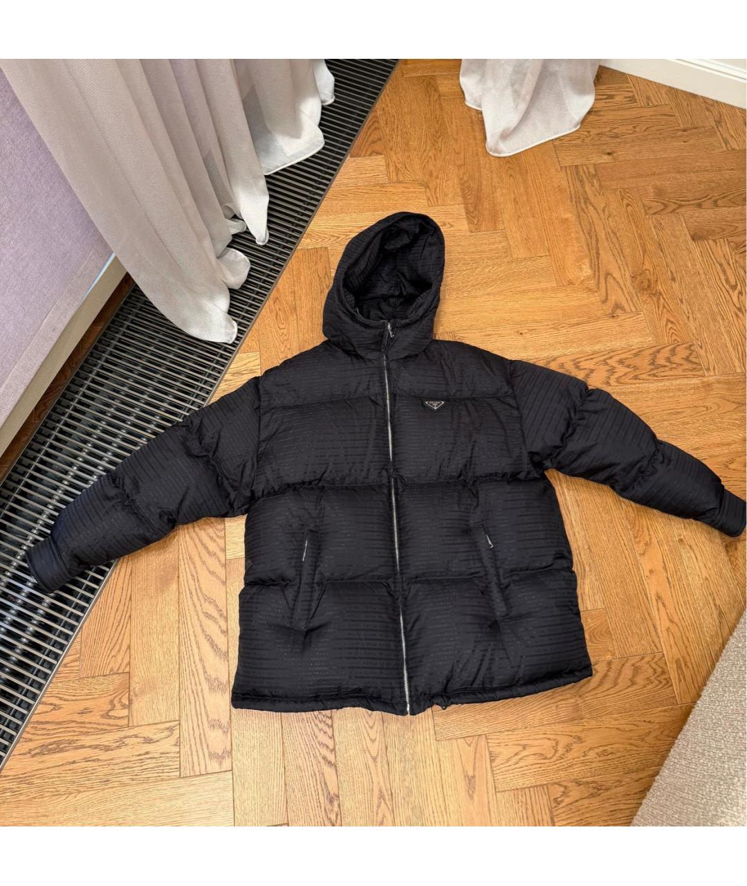 PRADA Черный пуховик, фото 9