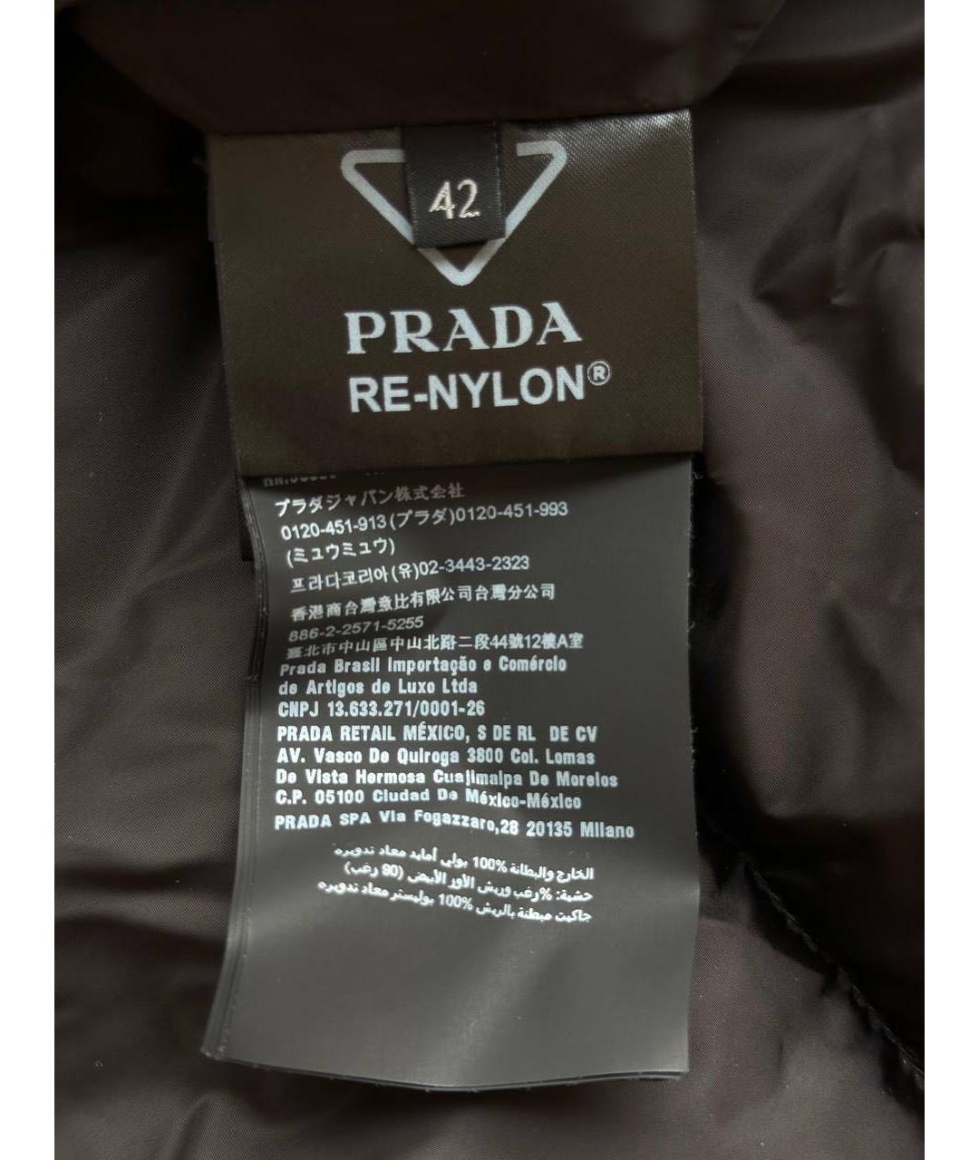 PRADA Черный пуховик, фото 8