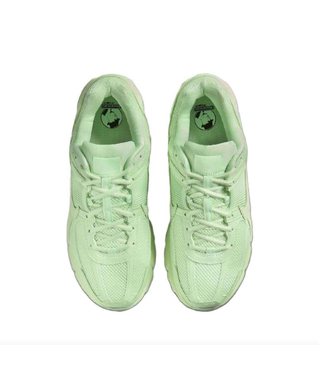 NIKE Салатовые текстильные низкие кроссовки / кеды, фото 3