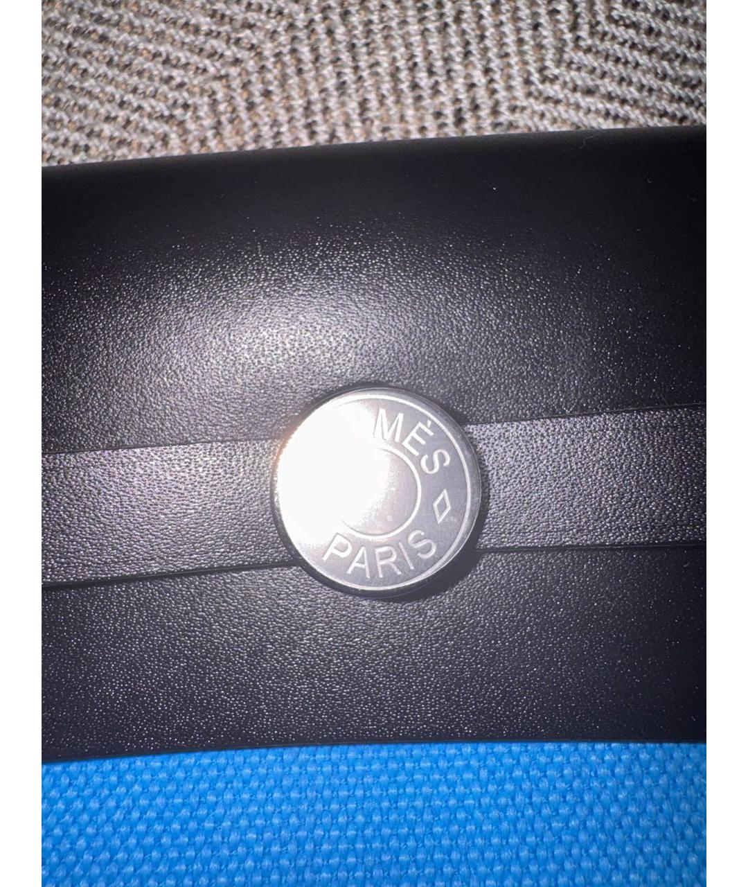 HERMES Синяя тканевая сумка через плечо, фото 5