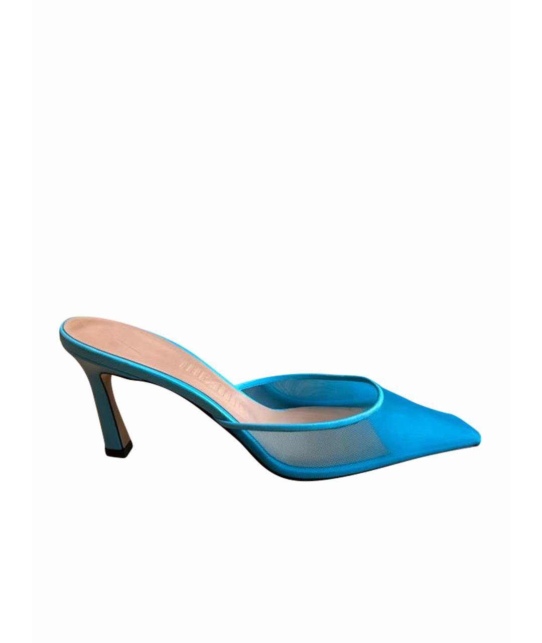 THE ATTICO Бирюзовые мюли, фото 1