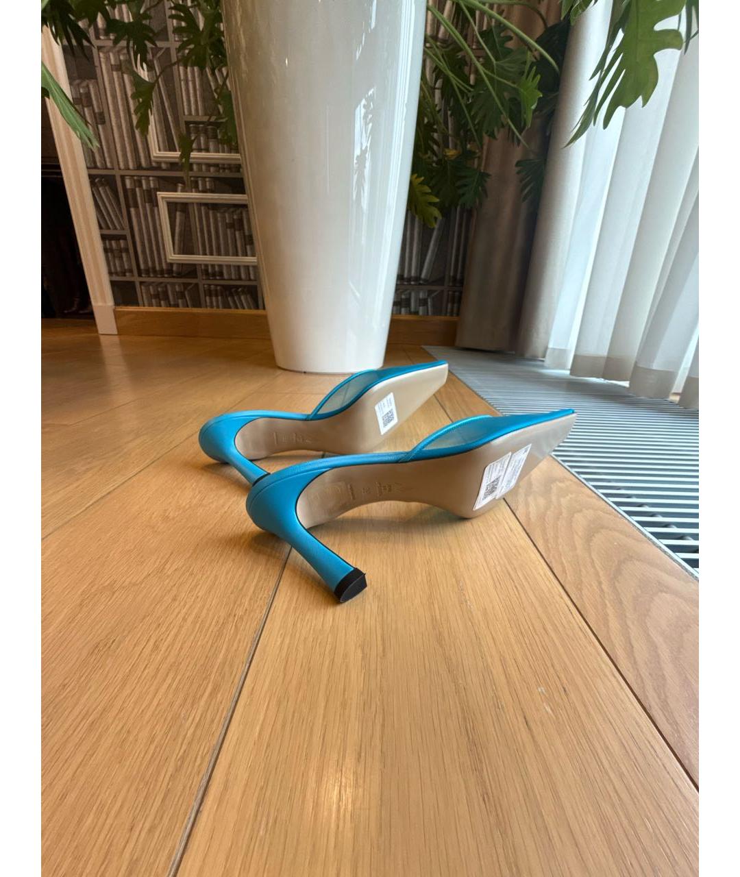 THE ATTICO Бирюзовые мюли, фото 5