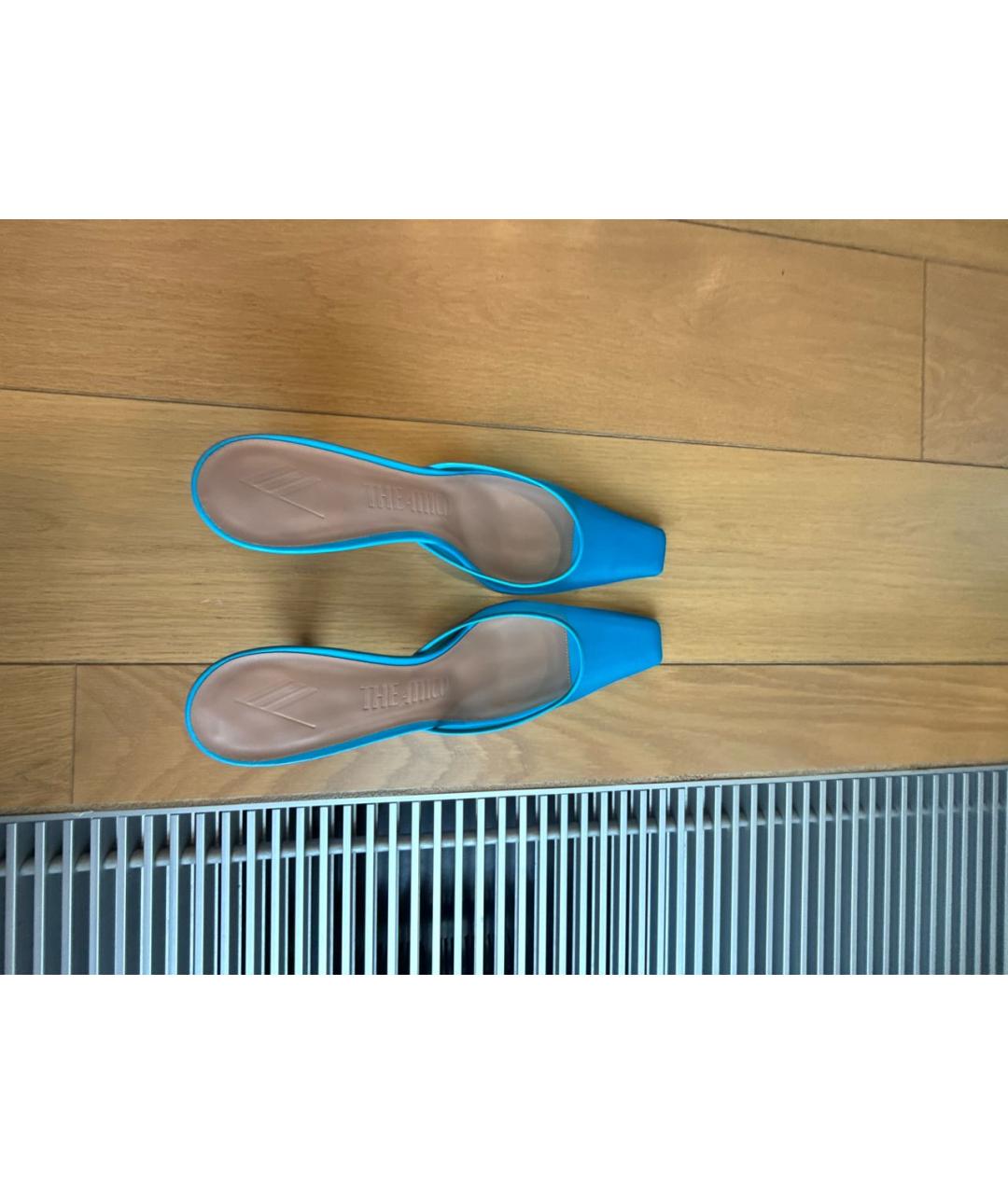 THE ATTICO Бирюзовые мюли, фото 3
