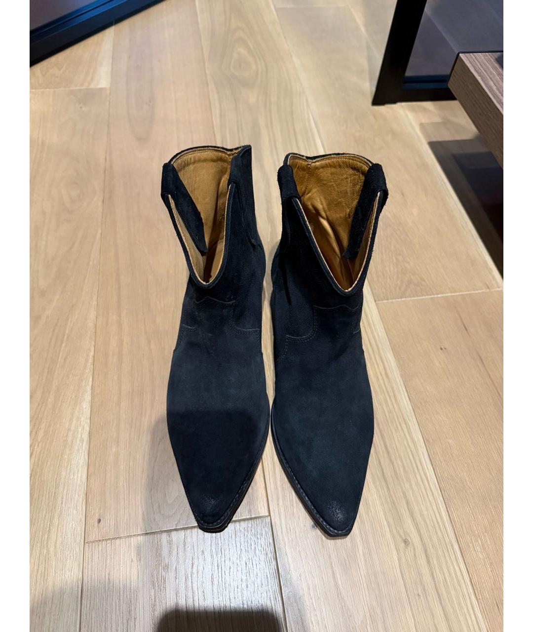 ISABEL MARANT Серые замшевые полусапоги, фото 3