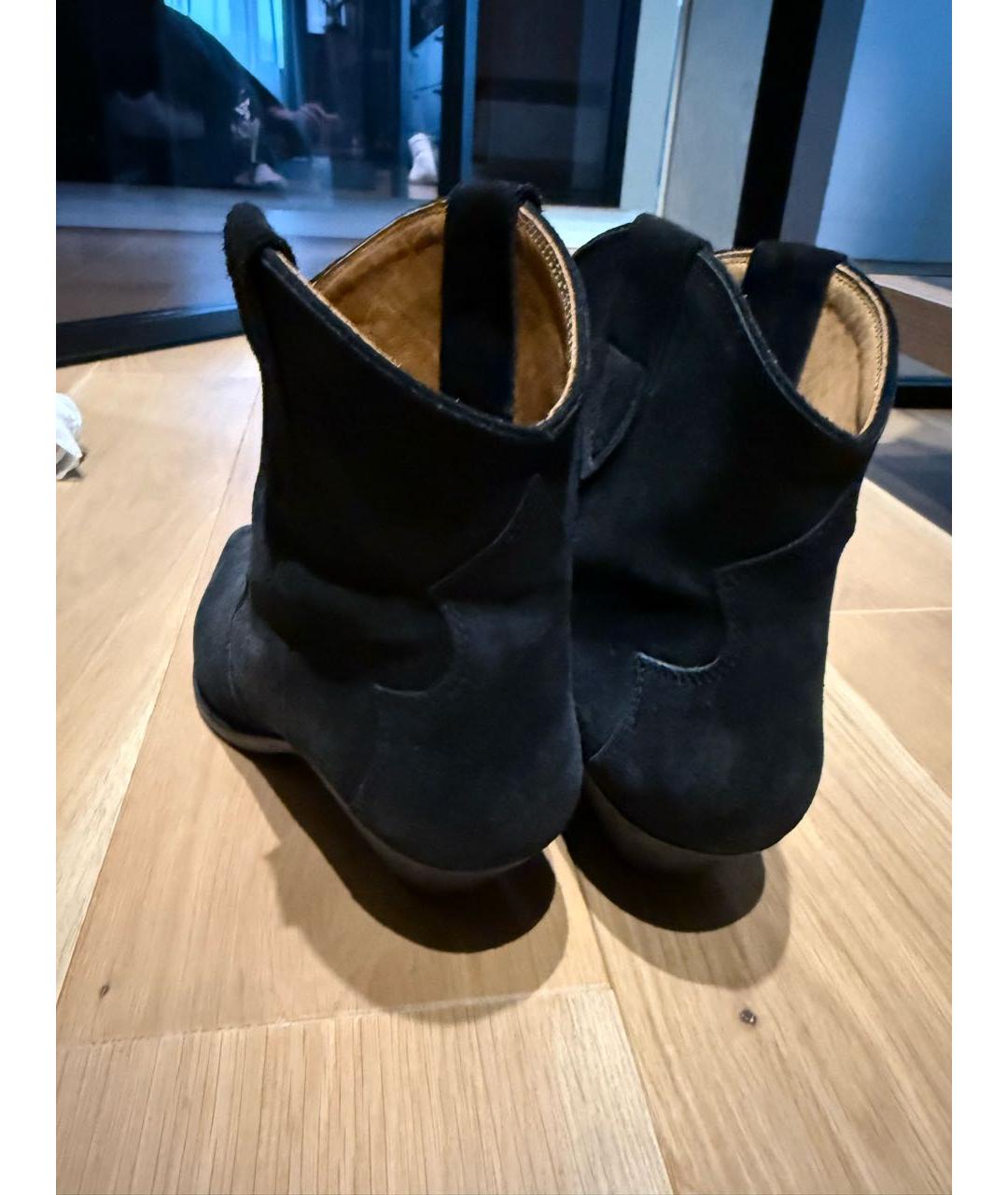 ISABEL MARANT Серые замшевые полусапоги, фото 6