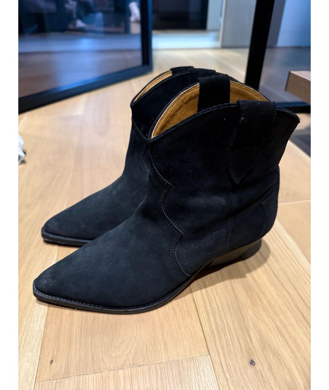 ISABEL MARANT Серые замшевые полусапоги, фото 4