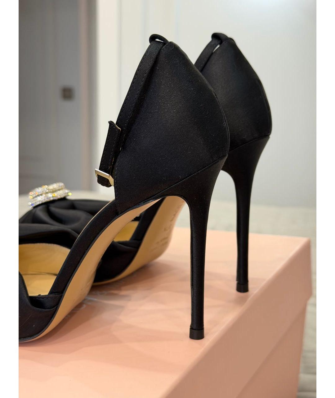 MACH&MACH Черные текстильные туфли, фото 8