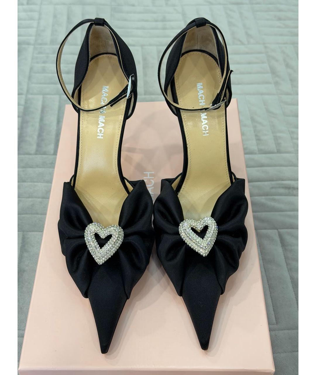 MACH&MACH Черные текстильные туфли, фото 2